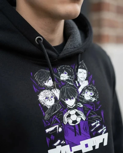 Buzo Canguro Con Capucha Anime Blue Lock Mundogeek - Imagen 3