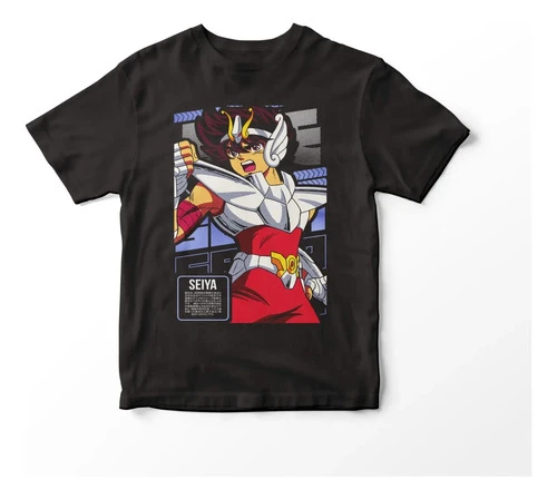 Remera Anime Caballero Del Zodíaco Seiya Mundogeek