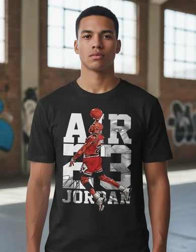 Remera Mundo Geek Jordan Unisex Casual Manga Corta