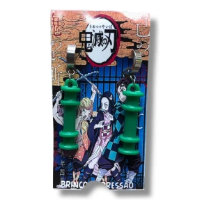 Caravana Mediana Plastico 3d Bambu Nezuko ( Demon Slayer ) Verde