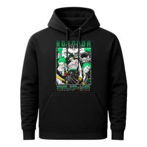 Canguro Con Capucha Anime Zoro One Piece Mundogeek