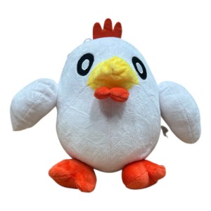 Peluche De Felpa Juego Palworld Chikipi 20cm Blanco