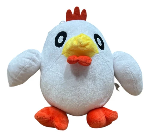 Peluche De Felpa Juego Palworld Chikipi 20cm Blanco