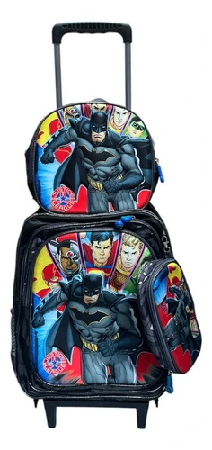 Mochila De Carrito La Liga De La Justicia (dc) Mundogeek Negro Liga De La Justicia