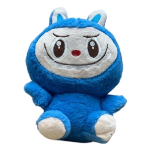 Peluche De Felpa Labubu Azul 25cm Mundogeek Azul