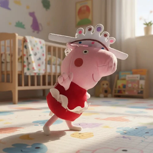 Peluche Figura Peppa Pig Ballet Mediano Rosa - Imagen 2