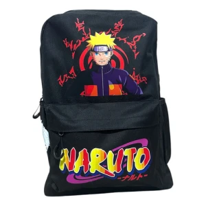 Mochila Escolar Mundo Geek Naruto Uzumaki Negro