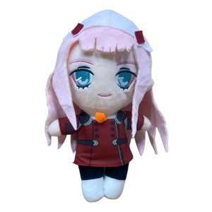 Peluche Zero Two (darling In The Franxx) Mundogeek Rosa Con Rojo