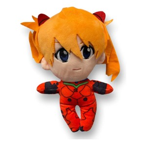 Peluche Asuka Evangelion ( Mediano ) Mundogeek Naranja Con Rojo