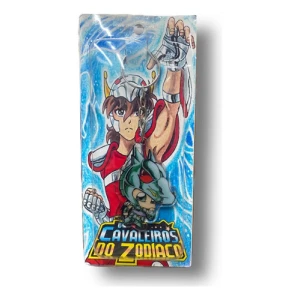 Llavero De Acrilico Mediano De Shiryu Caballeros Del Zodiaco Verde Musgo