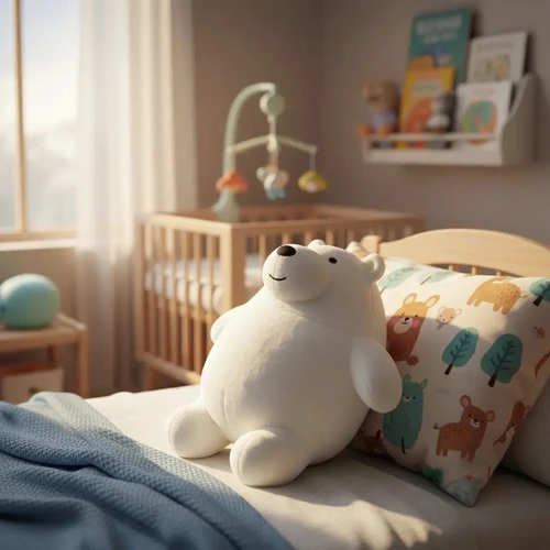 Peluche Polar Osos Escandalosos Escandalositos Ice Bear Blanco - Imagen 2