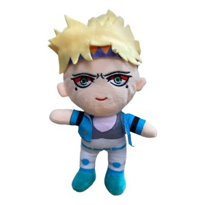 Peluche Dio Brando Jojos (mediano) Mundogeek Celeste Con Amarillo