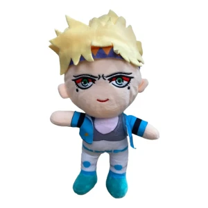 Peluche Dio Brando Jojos (mediano) Mundogeek Celeste Con Amarillo