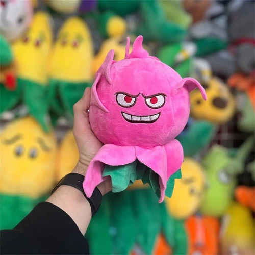 Peluche Planta Fruta Del Dragon. Plantas Vs Zombies Mediano Rosa Chicle - Imagen 2