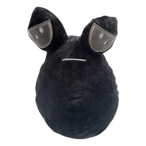 Peluche De Felpa Juego Personaje Pou Negro 20cm Negro