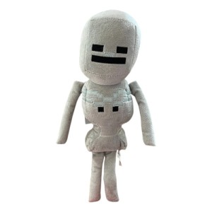 Peluche Esqueleto Minecraft Skeleton 20cm Blanco