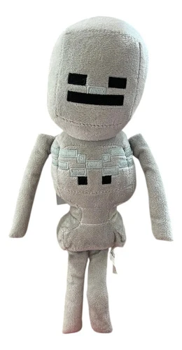 Peluche Esqueleto Minecraft Skeleton 20cm Blanco