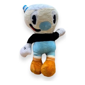 Peluche De Felpa Mugman Cuphead Mundogeek Blanco