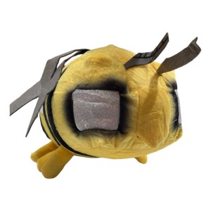 Peluche Mediano Abeja Minecraft 20cm Amarillo