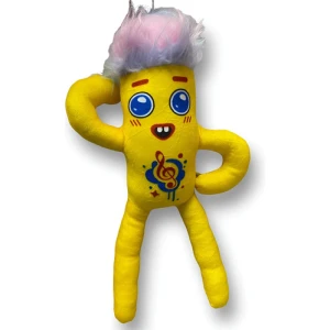 Peluche Mounstro Salchicha Amarillo ( Grande ) Mundogeek Amarillo