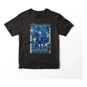 Remera Camiseta Blue Lock Seishiro Nagi Mundogeek Negro Seishiro Nagi 10