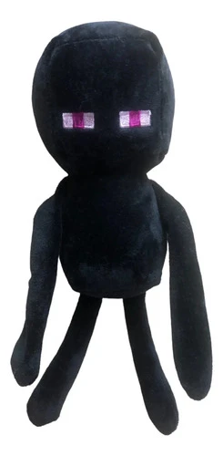 Peluche De Felpa Enderman Minecraft 32cm Mundogeek Negro