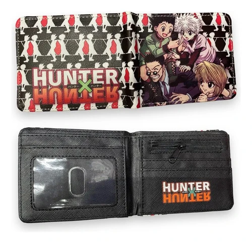 Billetera Hunter X Hunter Personajes Mundogeek Negro Con Rojo Hunter X Hunter