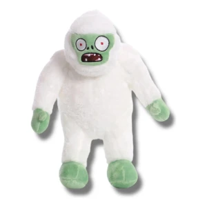 Zombie Yeti Peluche 24 Cm Plantas Vs Zombies Mundo Geek Blanco