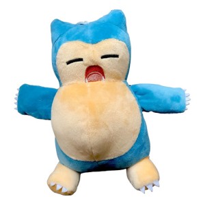 Peluche Pokemon Snorlax ( Mediano ) Mundogeek Blanco Con Celeste