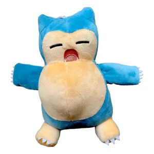 Peluche Pokemon Snorlax ( Mediano ) Mundogeek Blanco Con Celeste
