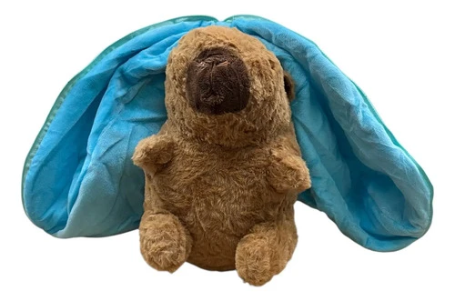Peluche De Felpa Capibara Cápsula Mundogeek Marrón
