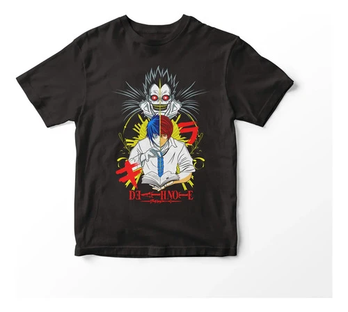 Remera De Anime Death Note Ligh L Y Ryuk Color