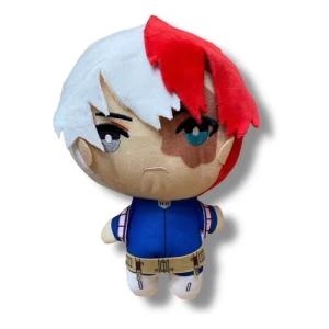Peluche Todoroki Boku No Hero Mundogeek Azul Con Rojo Y Blanco