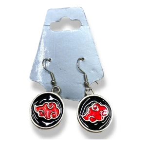 Caravana Chica Logo Redondo Akatsuki ( Naruto ) Mundogeek Rojo Con Negro