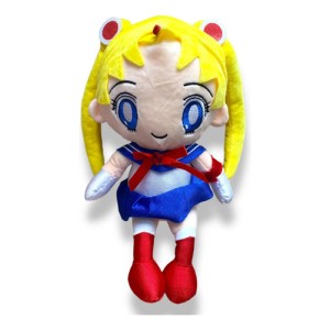 Peluche Mediano Usagi 23 ( Sailor Moon ) Mundogeek Blanco Con Amarillo