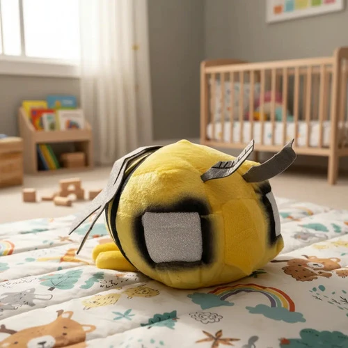 Peluche Mediano Abeja Minecraft 20cm Amarillo - Imagen 2