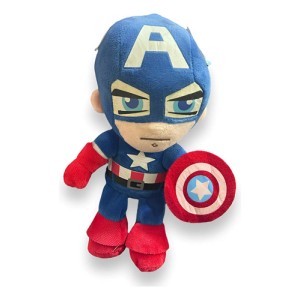 Peluche Mediano Capitan America 25cm Mundogeek Azul