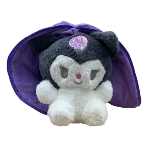 Peluche De Felpa Kuromi Cápsula Sanrio 25cm Mundogeek Violeta
