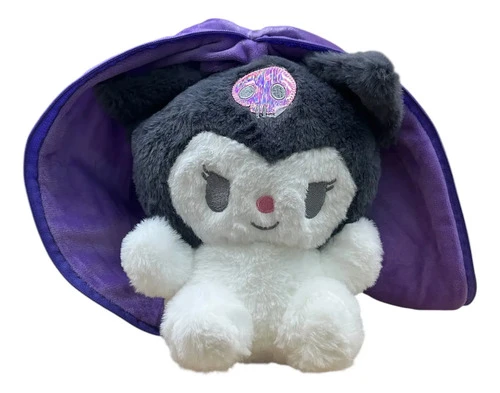 Peluche De Felpa Kuromi Cápsula Sanrio 25cm Mundogeek Violeta