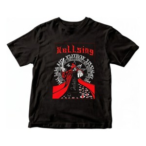Remera Camiseta Anime Hellsing Ultimate Mundogeek Negro Alucard M