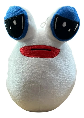 Peluche De Felpa Pou Tamaño Mediano Mundogeek Ojos