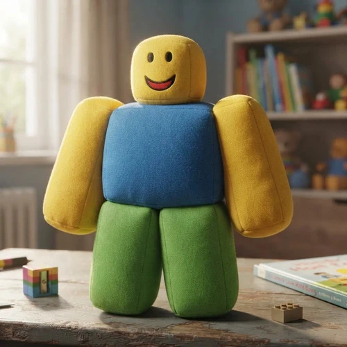 Peluche Felpa Juego Roblox Mr Robot Gideon Noob Experimente - Imagen 2