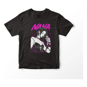 Remera Camiseta Anime Nana Hachi Mundogeek Negro 6 Nana