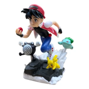 Figura Diorama Ash Pokemon 12cm Mundogeek
