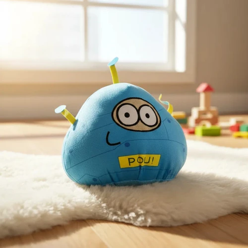 Peluche De Felpa Pou Tamaño Mediano Mundogeek Robot - Imagen 2