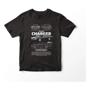 Remera Dodge Charger Fast & Furious Toretto Auto Clásico Negro Dodge Charger M Estampa Localizada