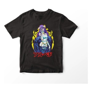 Remera Camiseta Anime Overload Mundogeek Negro Albedo Xxxl