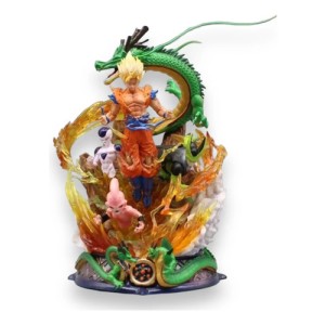 Figura De Diorama Goku Freezer Cell Majin Boo Dragon Ball
